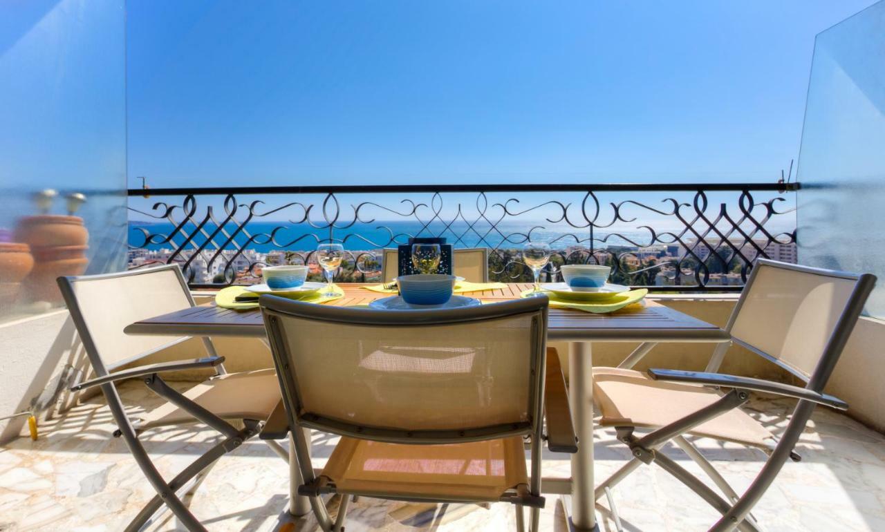Ferienwohnung Confortable 3 Pieces Avec Superbe Vue Mer Nizza Exterior foto