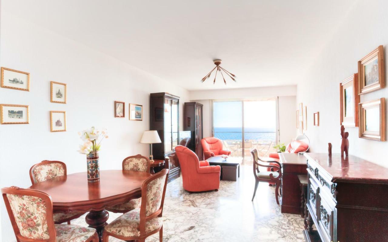 Ferienwohnung Confortable 3 Pieces Avec Superbe Vue Mer Nizza Exterior foto